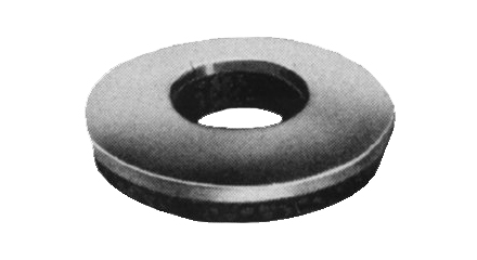 3/8" Neoprene Bonded Washer, 18-8 S.S.